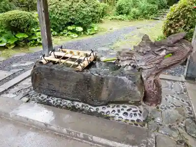 柳津虚空蔵尊 寳性院の手水舎