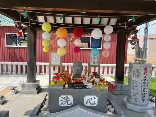 新川皇大神社の手水舎