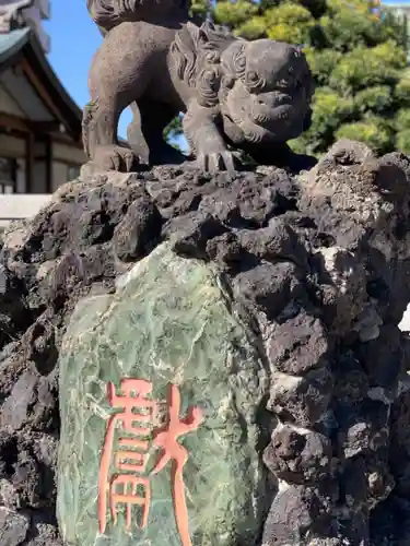 胡録神社の狛犬