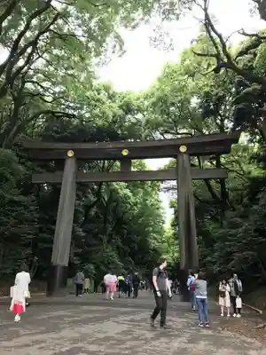 明治神宮の鳥居