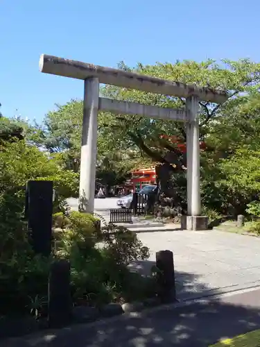 千葉神社の鳥居