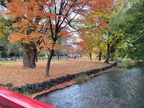 札幌護國神社の庭園