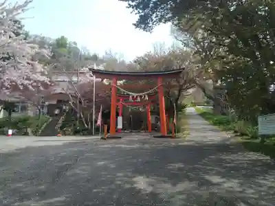 虻田神社の鳥居