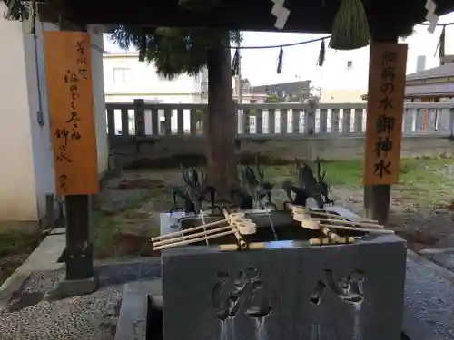 奥田神社の手水