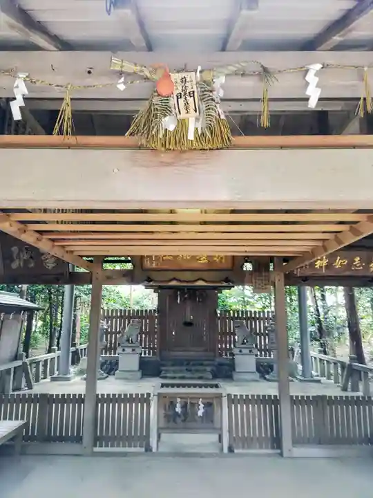 明星神社の本殿・本堂