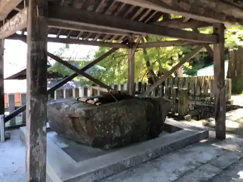 祝田神社の手水舎