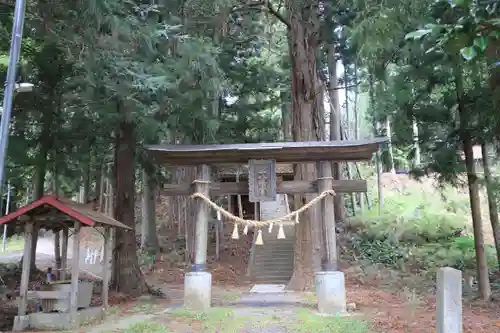 川辺八幡神社の鳥居