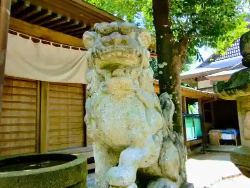 素鵞熊野神社の狛犬