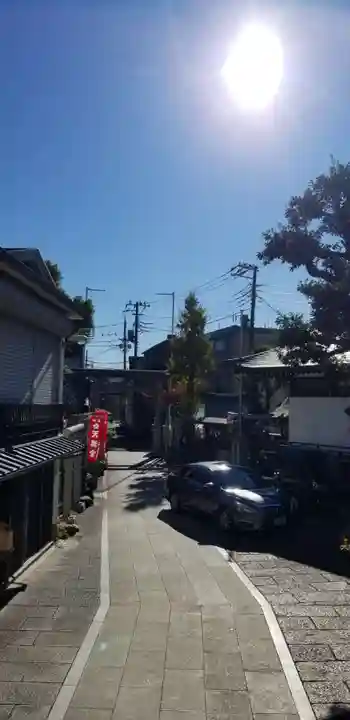 堀切天祖神社の鳥居
