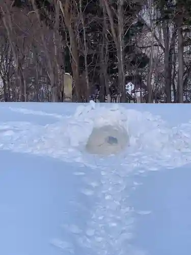 留辺蘂神社の庭園