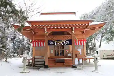 阿久津「田村神社」(郡山市阿久津町)旧社名:伊豆箱根三嶋三社の本殿・本堂