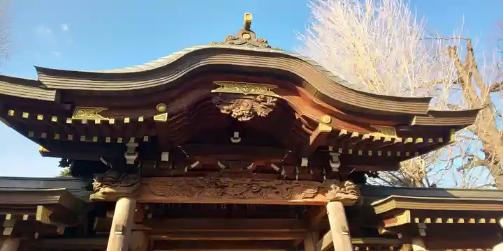 鳩ヶ谷氷川神社の山門・神門