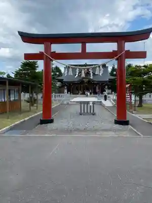 美瑛神社の鳥居