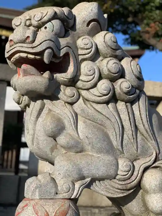 尾久八幡神社の狛犬