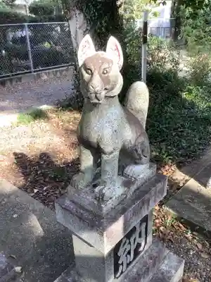 神明社(神明大明神)の狛犬
