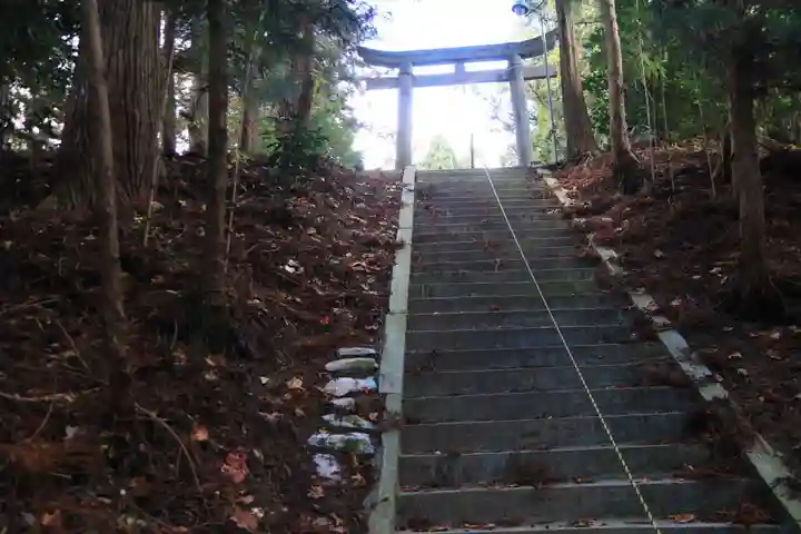 油井神社の鳥居