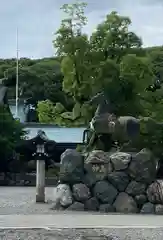 真清田神社の狛犬