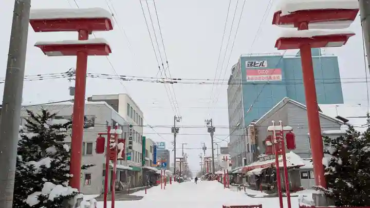 旭川銀座弁天神社の周辺