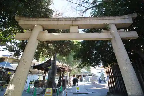 白山神社の鳥居