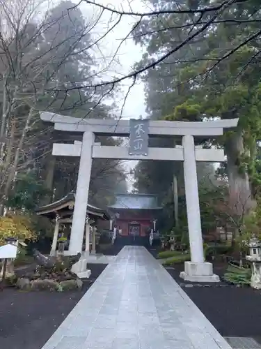 富士山東口本宮 冨士浅間神社の鳥居