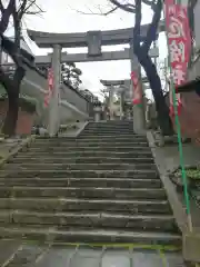 中川八幡神社の鳥居