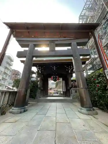 櫛田神社の鳥居