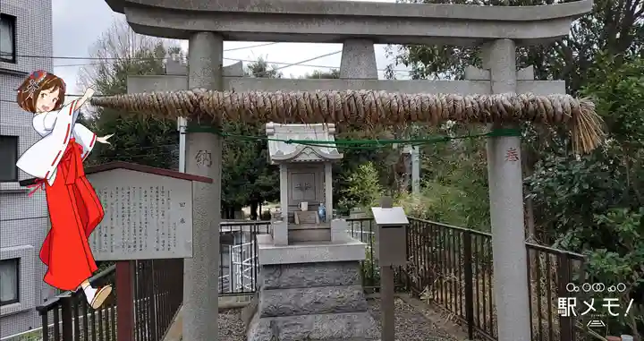 川端水神社の鳥居