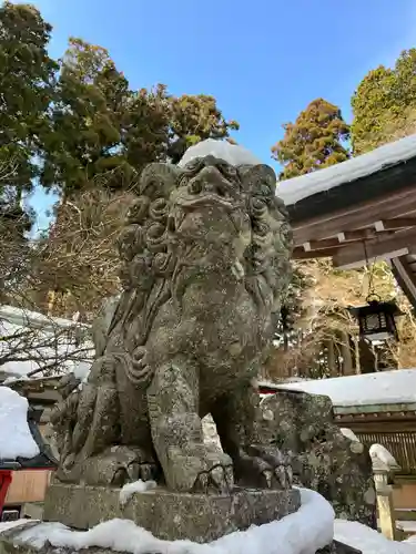 葛木神社の狛犬