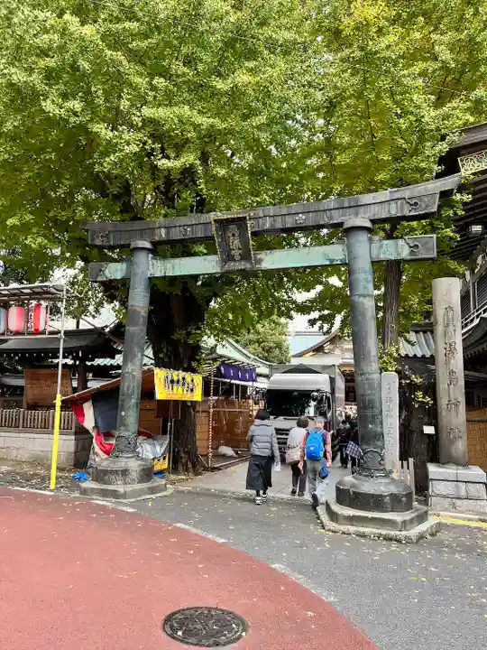 湯島天満宮の鳥居