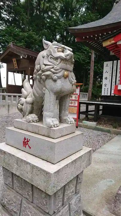 薬師寺八幡宮の狛犬