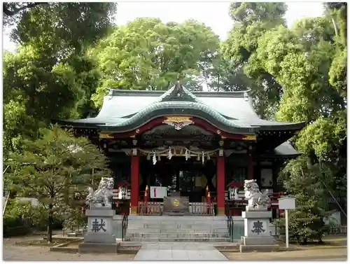 中野氷川神社の本殿・本堂