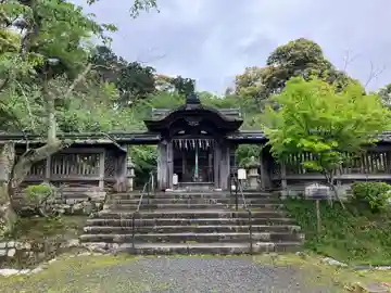 新羅善神堂(三井寺園城寺飛地境内・北院鎮守社)の山門・神門