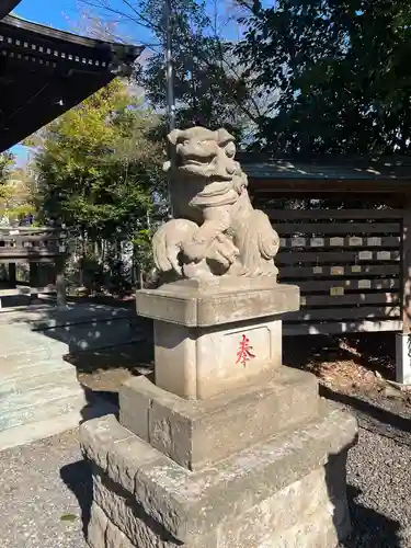 立川熊野神社の狛犬