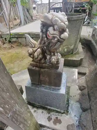 日限富士浅間神社の狛犬