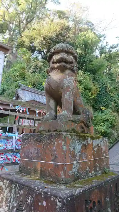 江島神社の狛犬