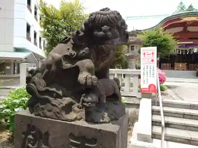 千住神社の狛犬