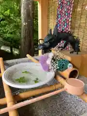 厚真神社の手水