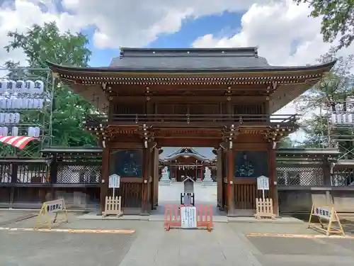 諏訪神社の山門・神門