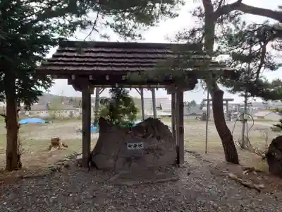 早来神社の手水舎