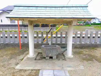 神明社（西福田5）の手水舎