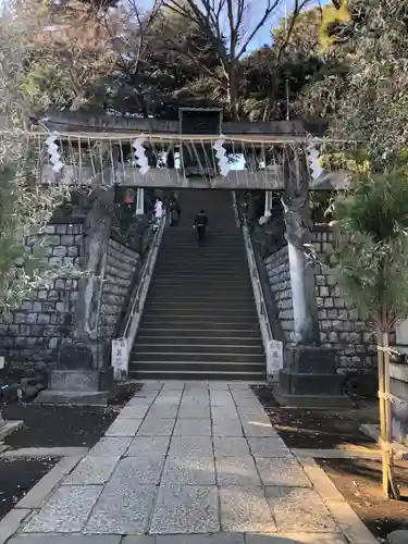 品川神社の鳥居