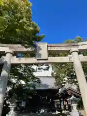 温泉神社の鳥居