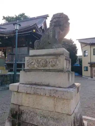 健田須賀神社の狛犬