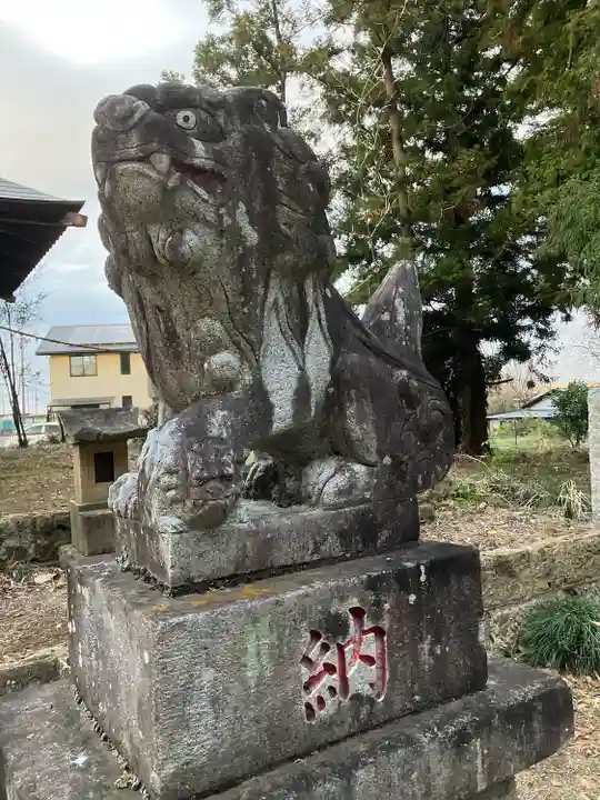 東明神社の狛犬