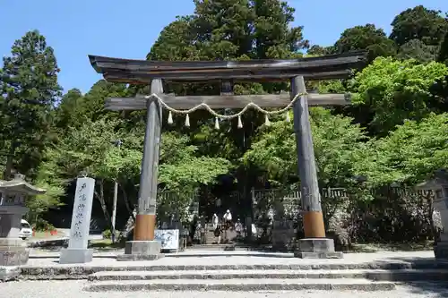 戸隠神社中社の鳥居