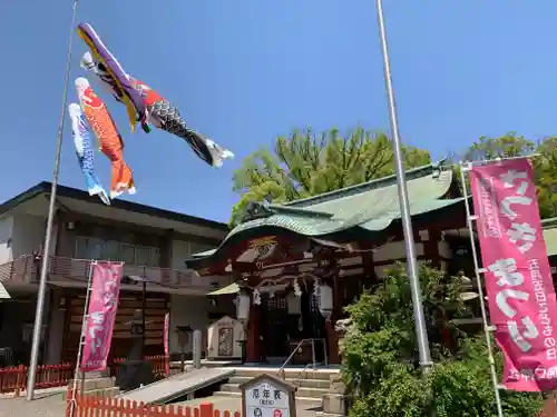 開口神社の本殿・本堂