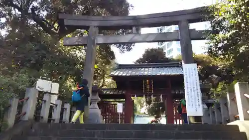 金王八幡宮の鳥居