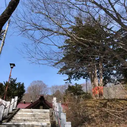 新得神社の景色