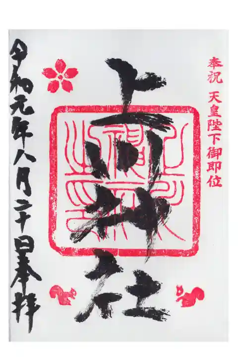 母と一緒に参拝しました