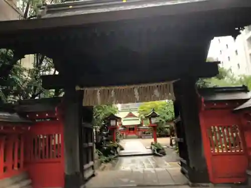 水鏡天満宮の山門・神門